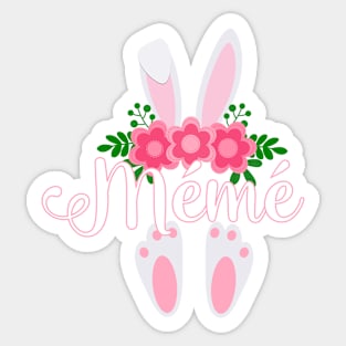 EASTER BUNNY MEME FOR HER - MATCHING EASTER SHIRTS FOR WHOLE FAMILY Sticker